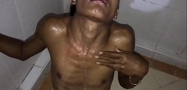  Black Thai Ladyboy Jina Kinky Barebacking